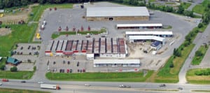 Bangor store from above