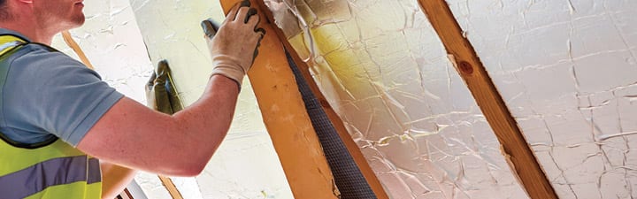 Installing Insulation in a wall