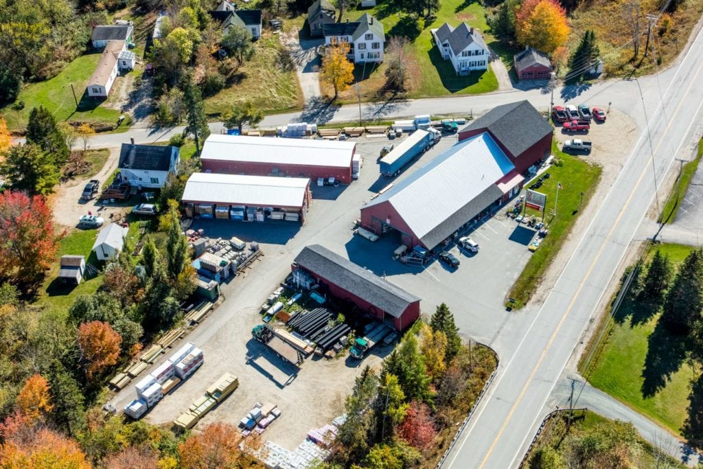 Aerial Photo EBS Cherryfield Hammond Lumber Company