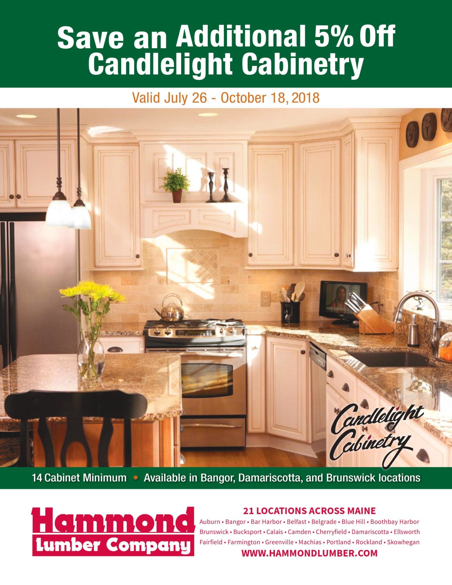 Candlelight Cabinetry Kitchen Hammond Lumber Company Candlelight Cabinetry Savings Flyer Hammond Lumber