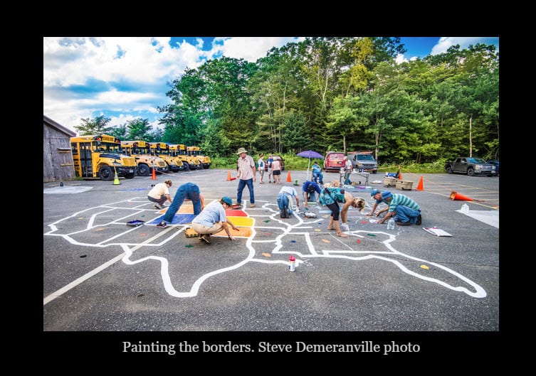 Boothbay Register Elementary school map Volunteers