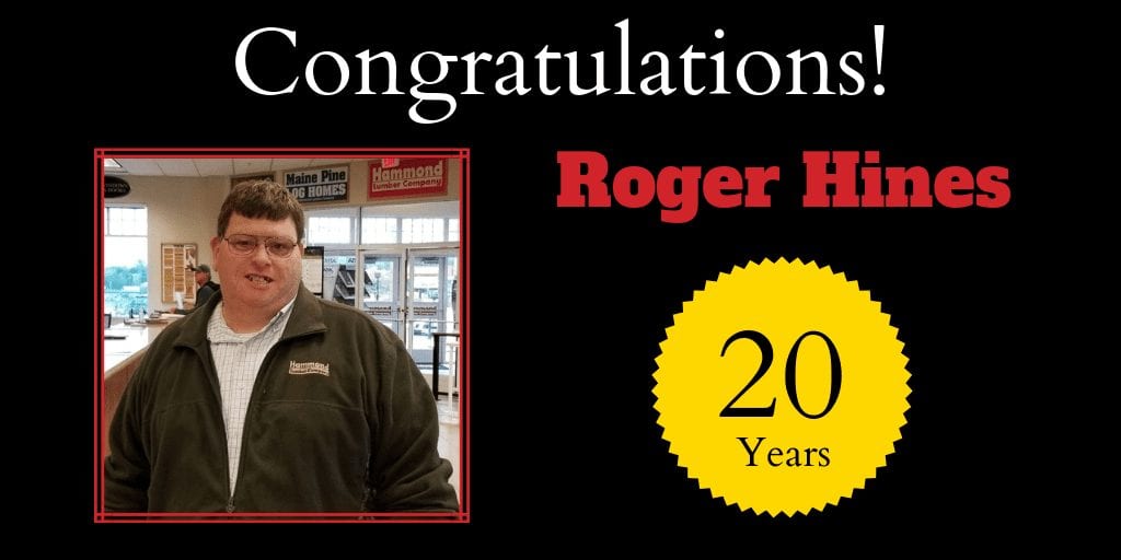 Roger Hines 20 Years