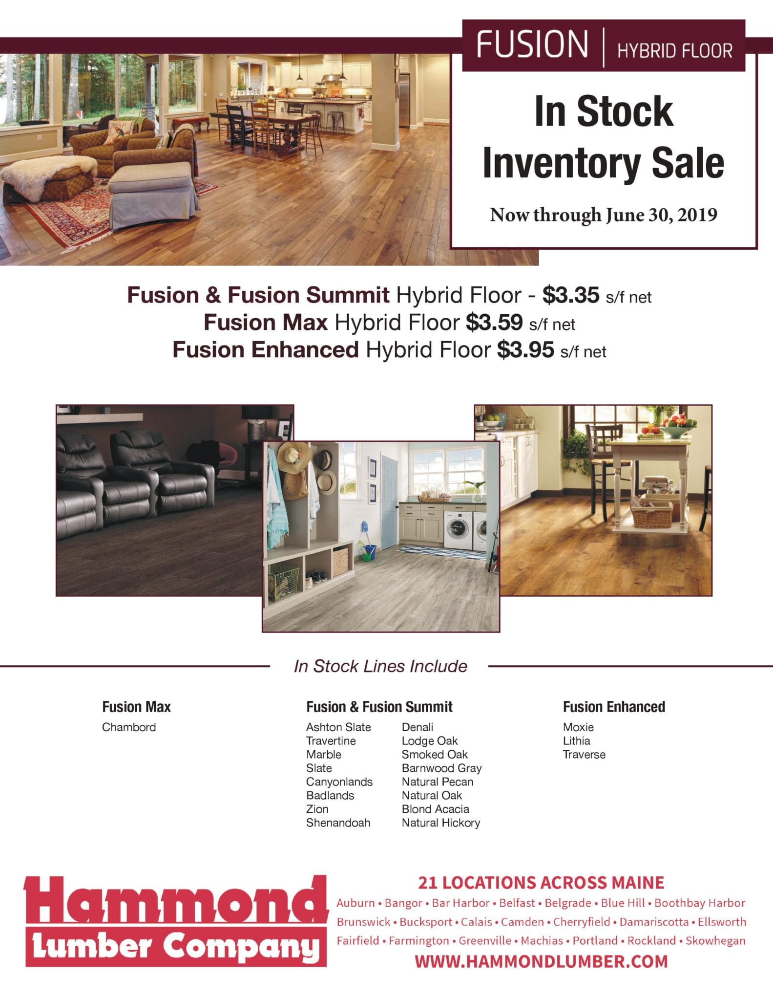 Fusion In Stock Inventory Sale Hammond Lumber Company