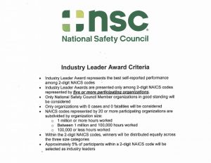 Industry Leader Award Criteria