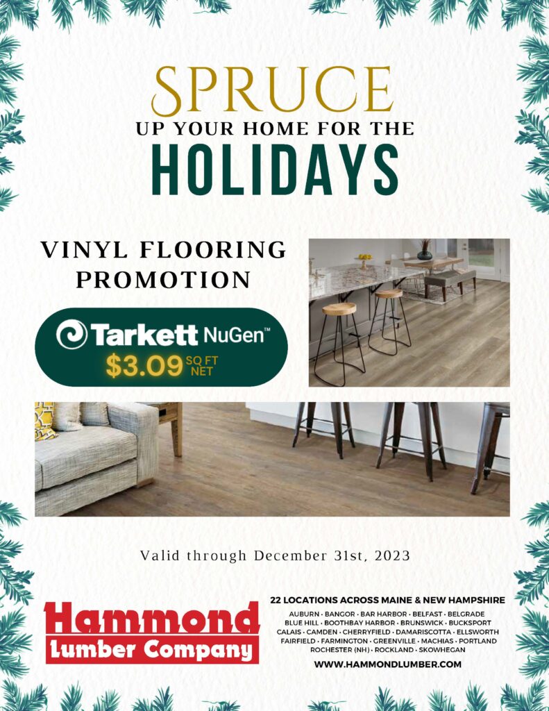 Spruce Up Your Home For the Holidays, Vinyl Flooring Promotion